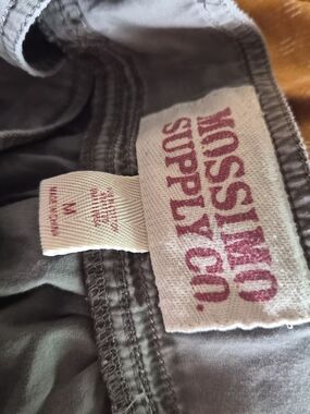 Mossimo Supply Co. Gray Brown Midi Skirt With Pockets